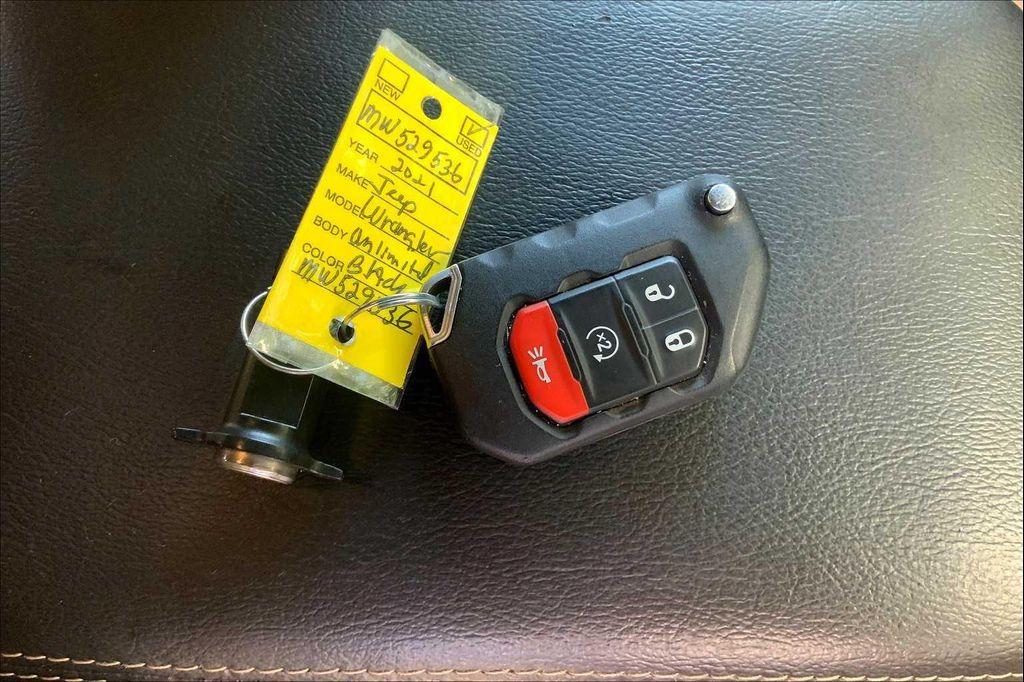 used 2021 Jeep Wrangler Unlimited car, priced at $31,010