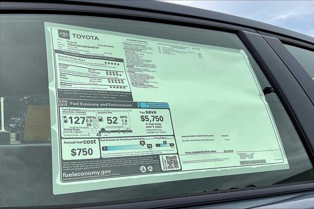 new 2025 Toyota Prius Plug-In Hybrid car, priced at $35,169