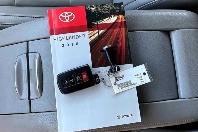 used 2016 Toyota Highlander car, priced at $20,400