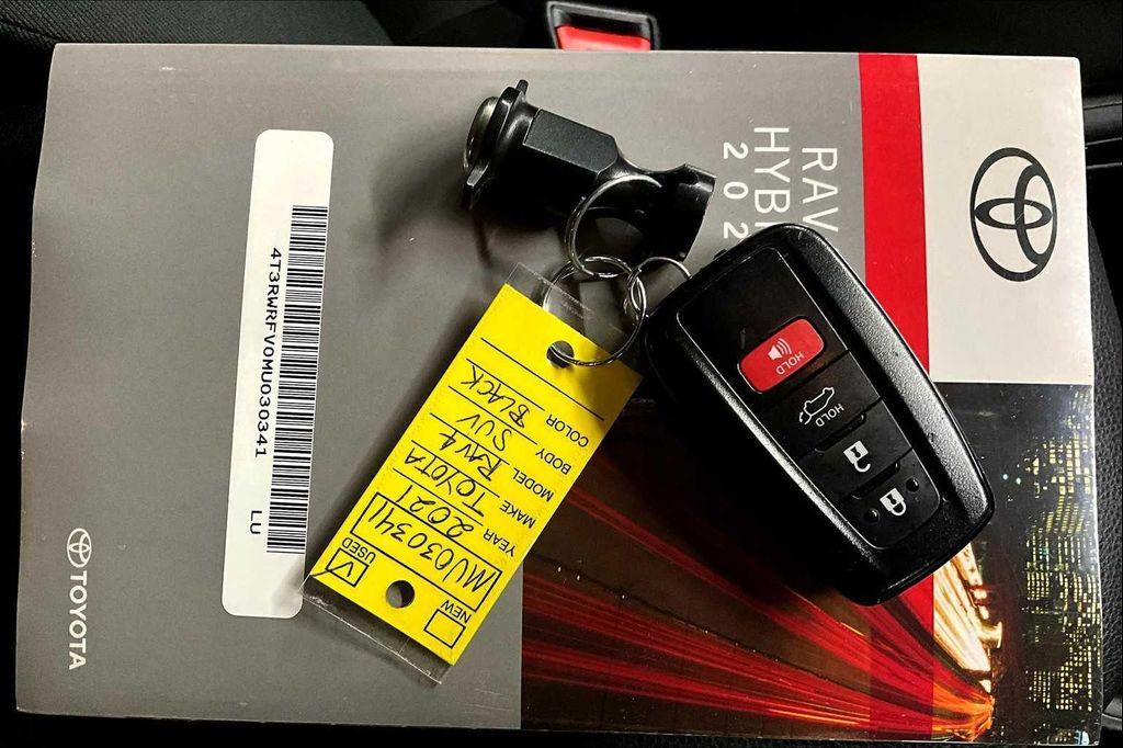 used 2021 Toyota RAV4 Hybrid car, priced at $28,200