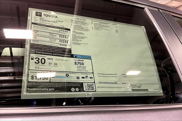 new 2025 Toyota RAV4 car, priced at $33,369
