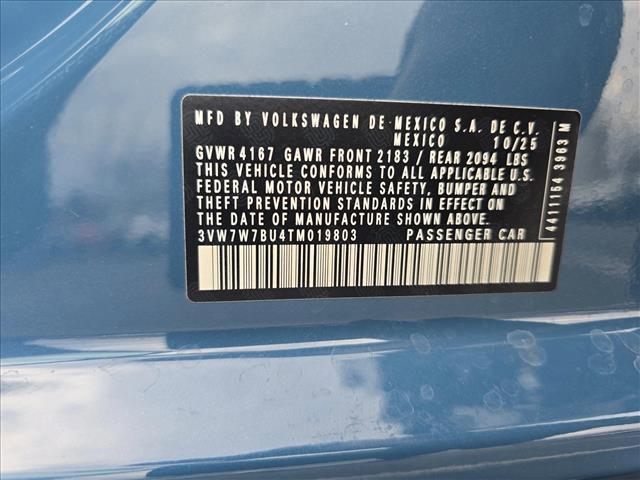 new 2026 Volkswagen Jetta car, priced at $29,229