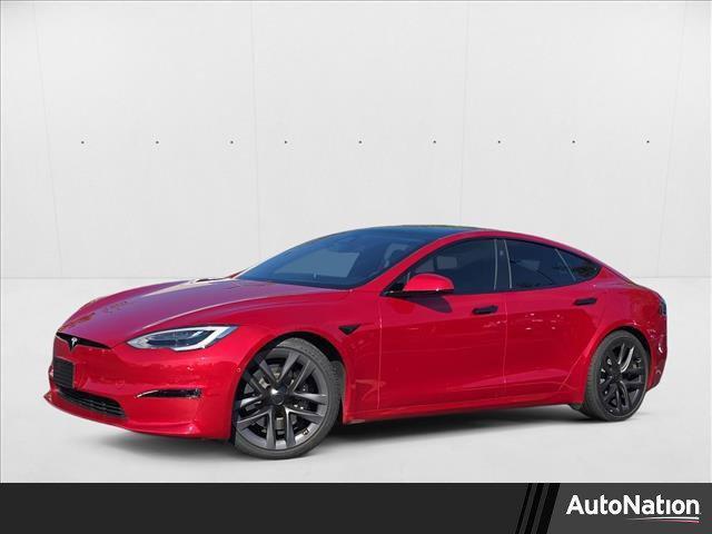 used 2021 Tesla Model S car, priced at $54,449