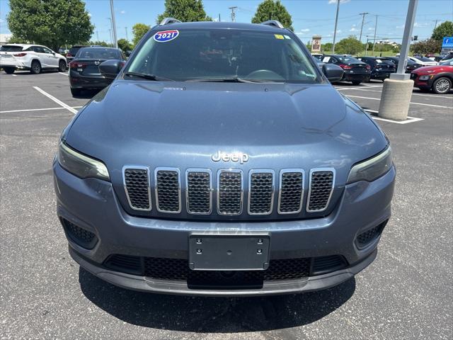 used 2021 Jeep Cherokee car, priced at $18,750