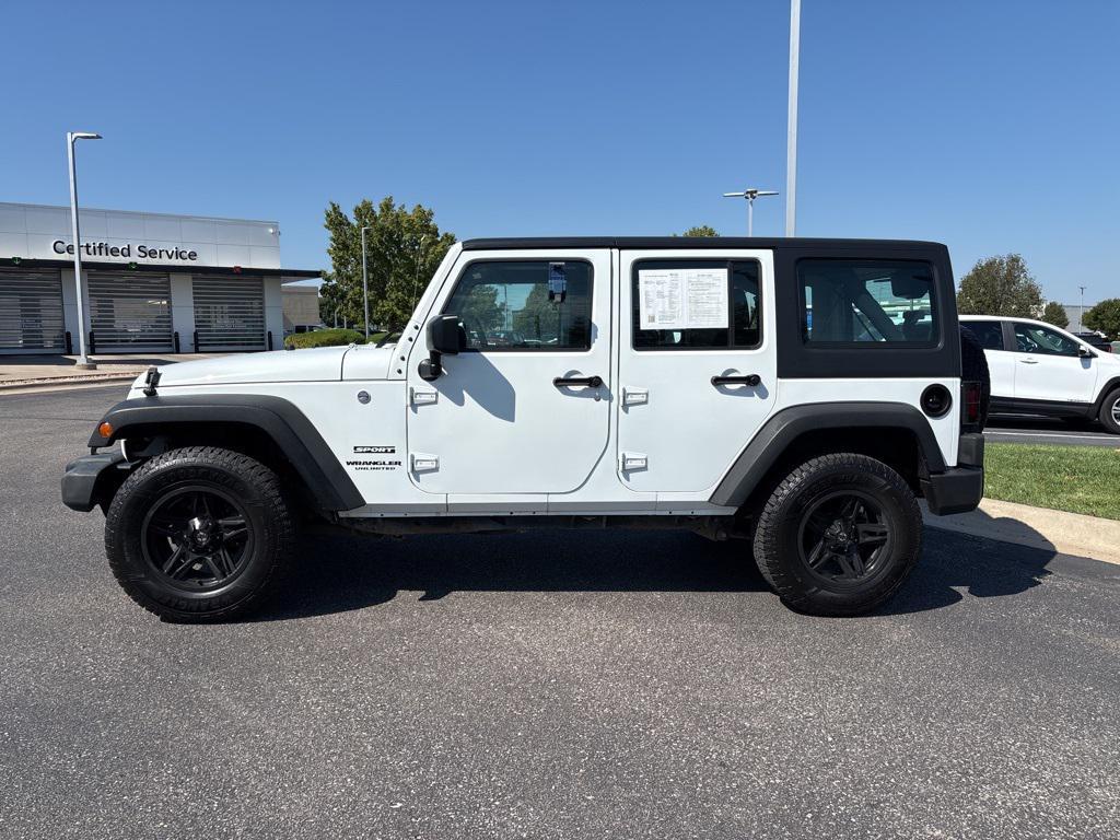 used 2017 Jeep Wrangler Unlimited car, priced at $20,988