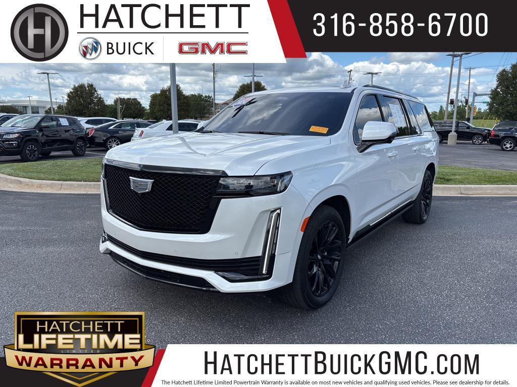 used 2024 Cadillac Escalade ESV car, priced at $96,387