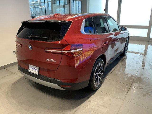 new 2025 BMW X3 car, priced at $56,110