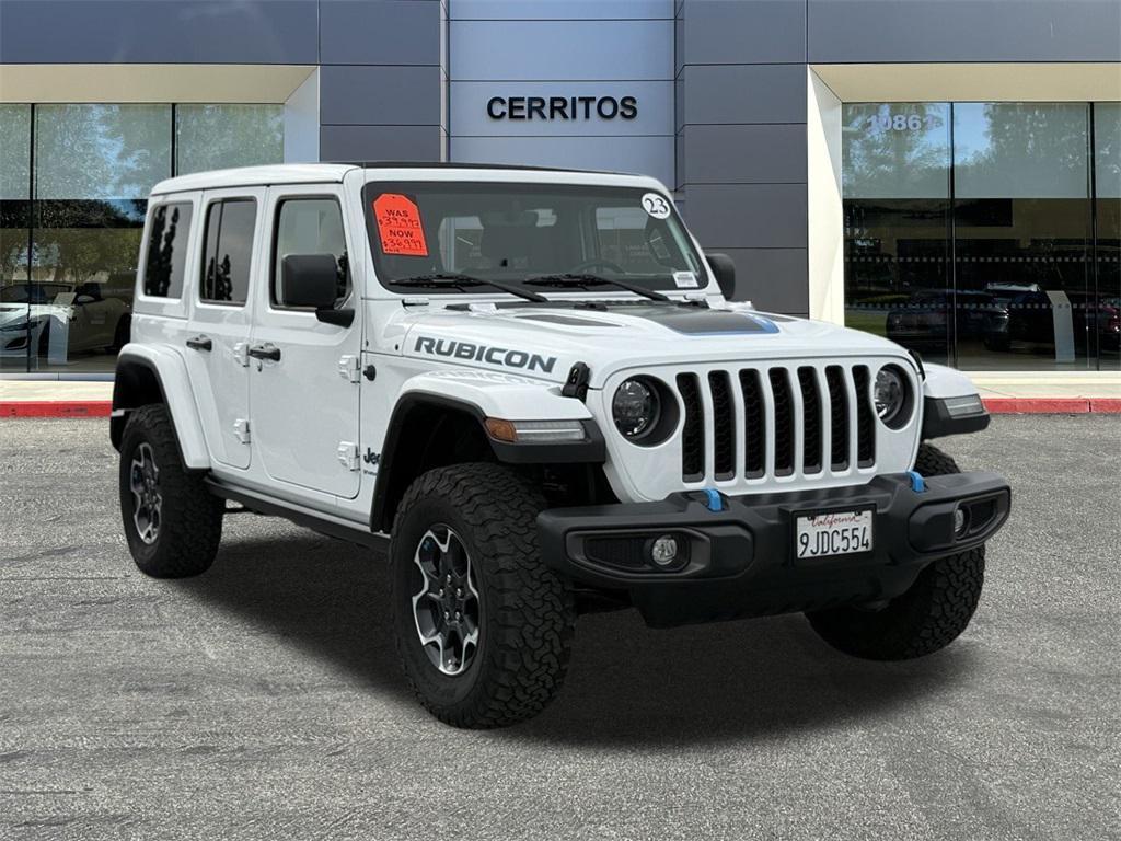 used 2023 Jeep Wrangler 4xe car, priced at $36,750