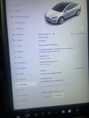 used 2020 Tesla Model X car, priced at $35,999