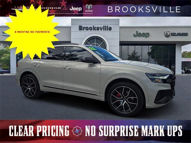 used 2022 Audi Q8 car, priced at $46,898