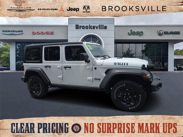 used 2023 Jeep Wrangler 4xe car, priced at $28,998