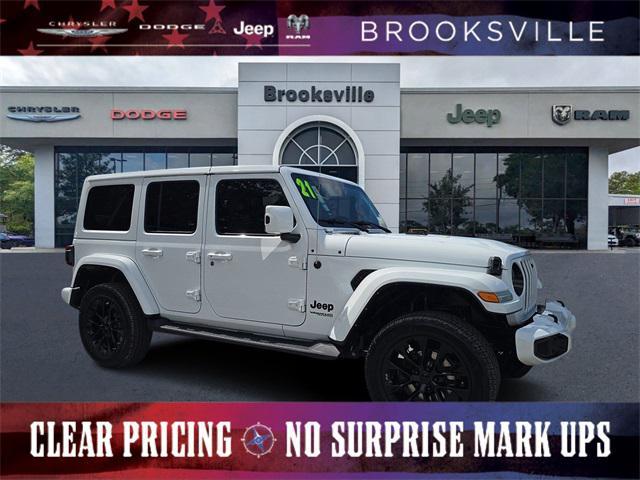 used 2021 Jeep Wrangler Unlimited car, priced at $39,277