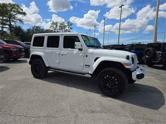 used 2021 Jeep Wrangler Unlimited car, priced at $39,377