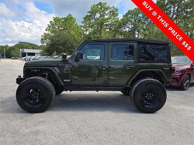 used 2022 Jeep Wrangler Unlimited car, priced at $41,442