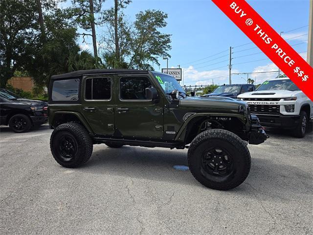 used 2022 Jeep Wrangler Unlimited car, priced at $41,442