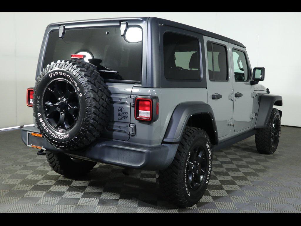 used 2021 Jeep Wrangler car, priced at $30,625