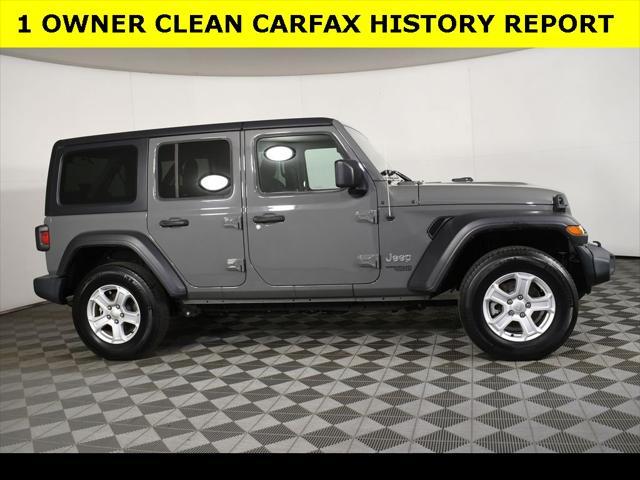 used 2021 Jeep Wrangler Unlimited car, priced at $32,021