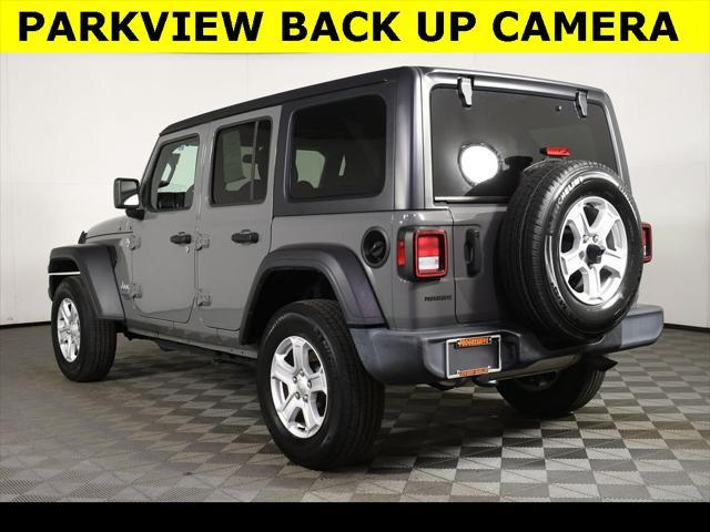 used 2021 Jeep Wrangler Unlimited car, priced at $32,021