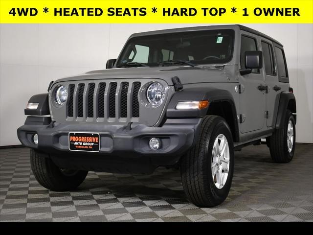 used 2021 Jeep Wrangler Unlimited car, priced at $32,021