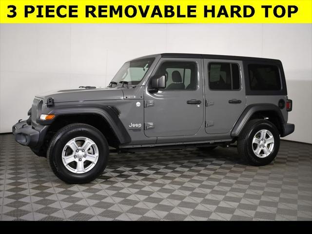 used 2021 Jeep Wrangler Unlimited car, priced at $32,021