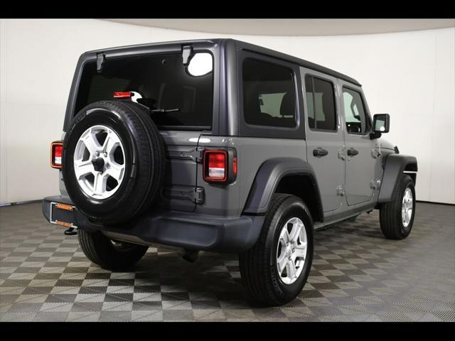 used 2021 Jeep Wrangler Unlimited car, priced at $32,021