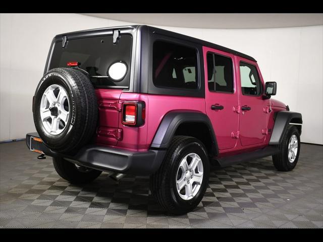 used 2022 Jeep Wrangler Unlimited car, priced at $35,976