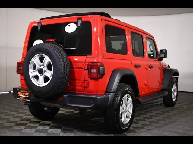 used 2021 Jeep Wrangler Unlimited car, priced at $31,651