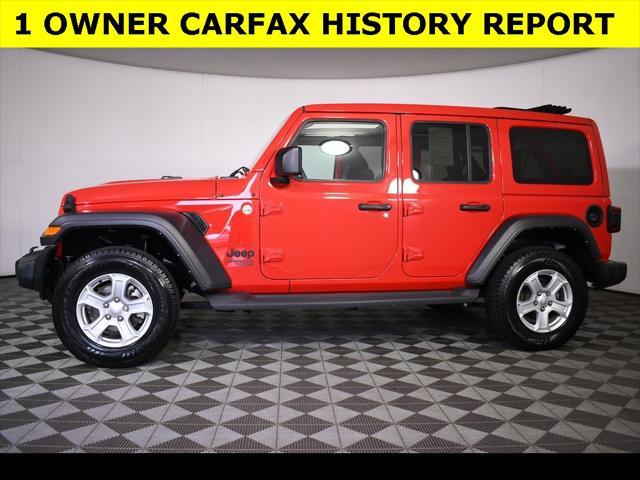 used 2021 Jeep Wrangler Unlimited car, priced at $31,651