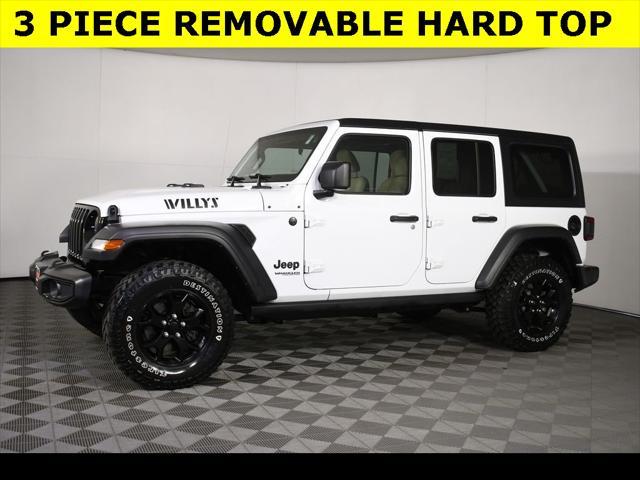 used 2021 Jeep Wrangler car, priced at $32,986