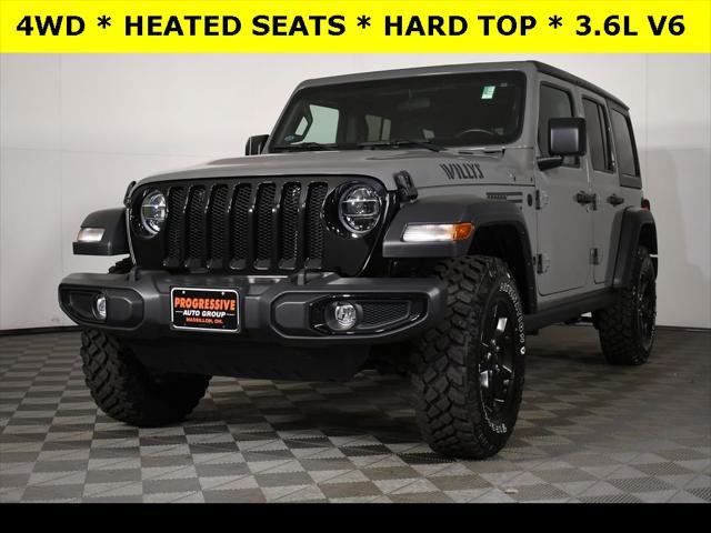 used 2021 Jeep Wrangler car, priced at $31,665