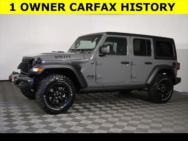 used 2021 Jeep Wrangler car, priced at $31,665