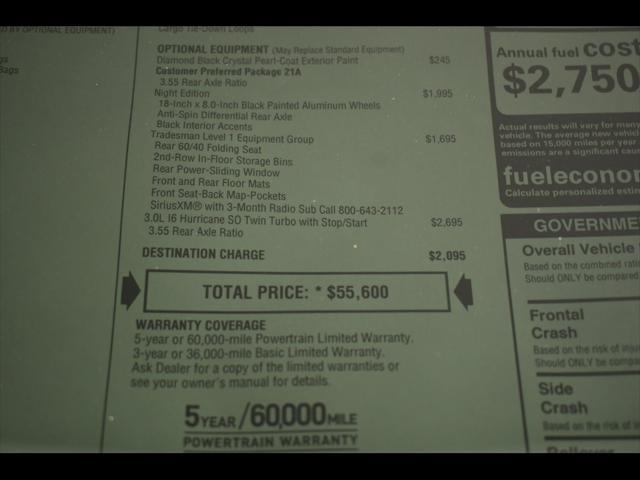 new 2025 Ram 1500 car, priced at $49,027