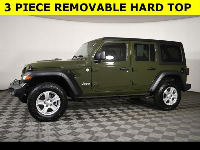 used 2021 Jeep Wrangler Unlimited car, priced at $31,672