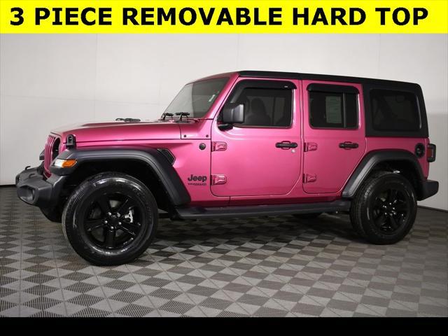 used 2021 Jeep Wrangler Unlimited car, priced at $35,295