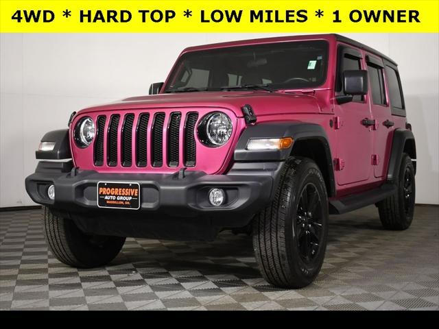 used 2021 Jeep Wrangler Unlimited car, priced at $35,295