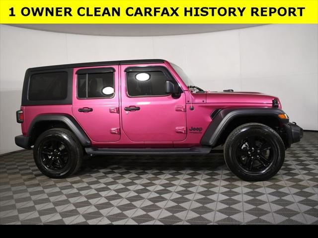 used 2021 Jeep Wrangler Unlimited car, priced at $35,295