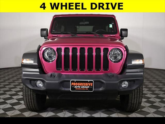 used 2021 Jeep Wrangler Unlimited car, priced at $35,295