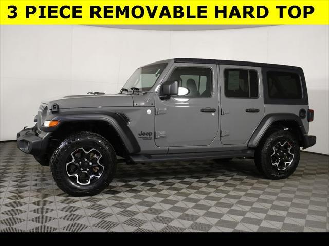 used 2021 Jeep Wrangler Unlimited car, priced at $29,105