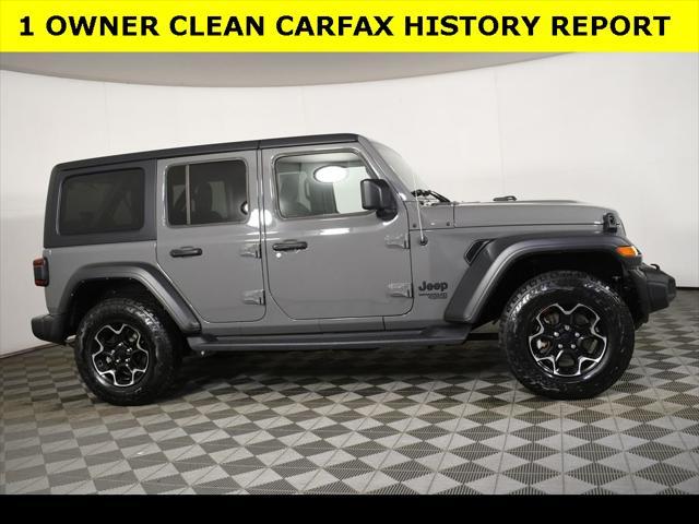 used 2021 Jeep Wrangler Unlimited car, priced at $29,105