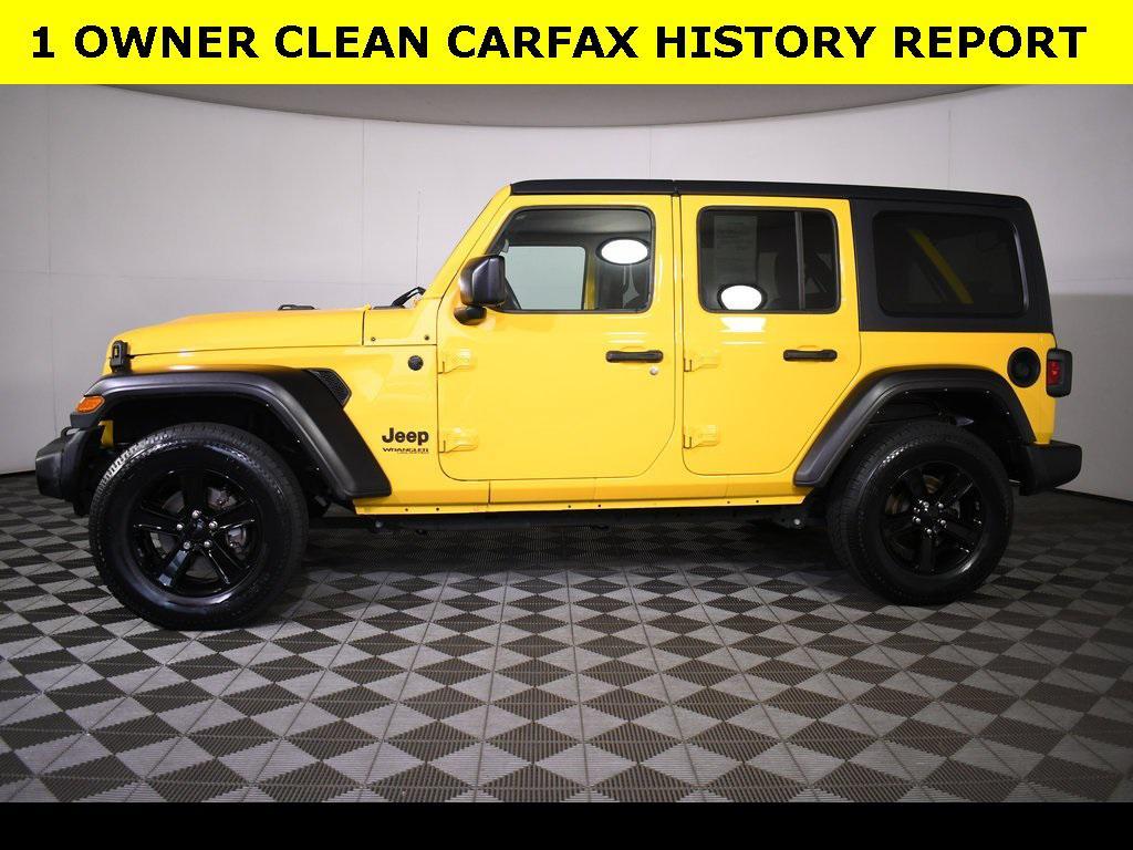 used 2021 Jeep Wrangler Unlimited car, priced at $26,845