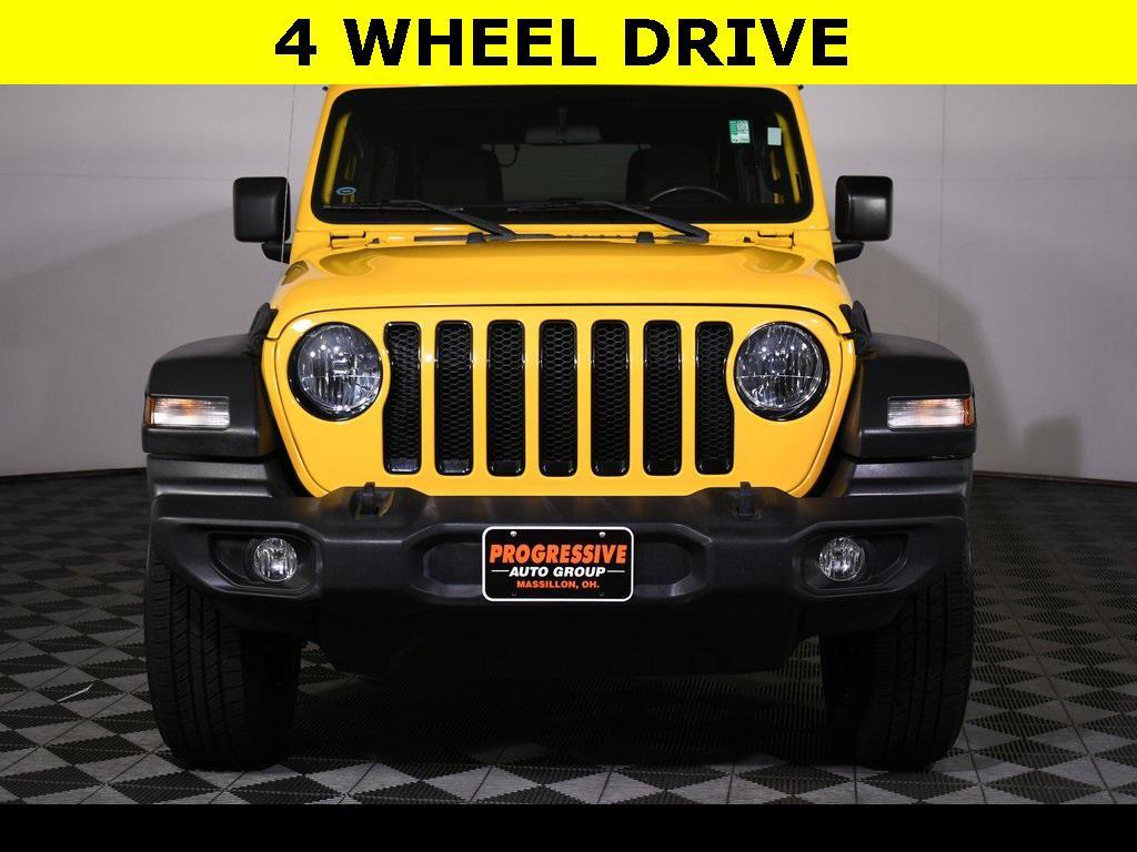 used 2021 Jeep Wrangler Unlimited car, priced at $26,845