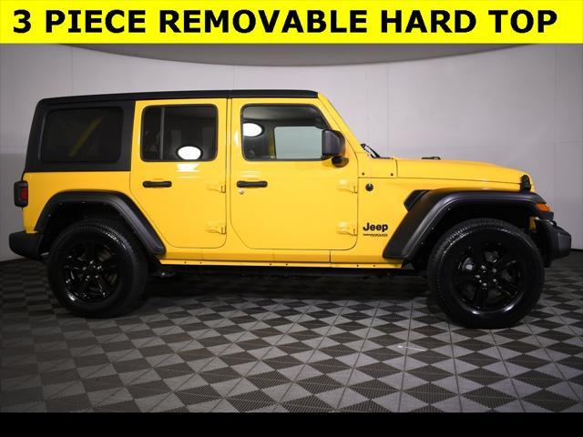 used 2021 Jeep Wrangler Unlimited car, priced at $30,000