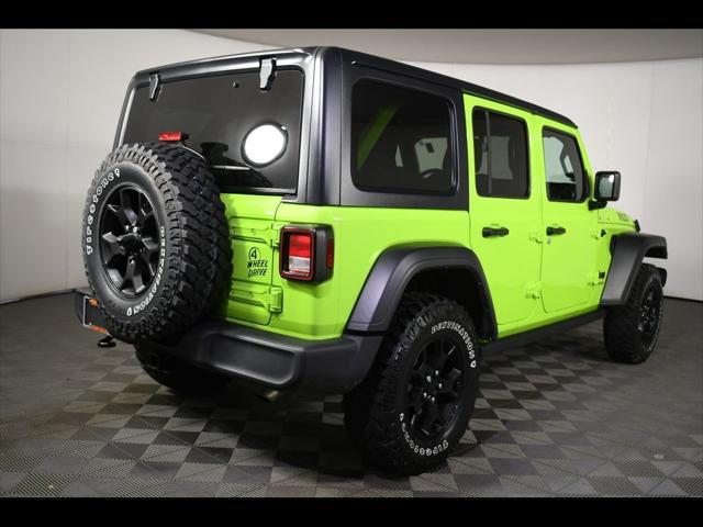 used 2021 Jeep Wrangler car, priced at $30,499