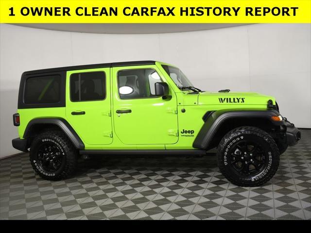 used 2021 Jeep Wrangler car, priced at $30,499