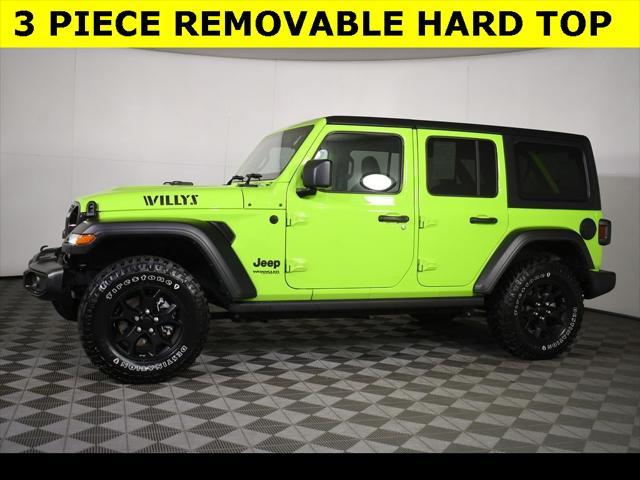 used 2021 Jeep Wrangler car, priced at $30,499