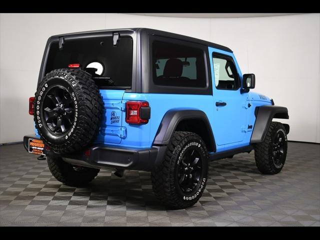 used 2021 Jeep Wrangler car, priced at $34,645