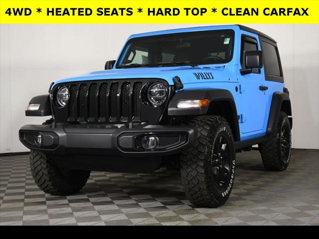 used 2021 Jeep Wrangler car, priced at $34,645