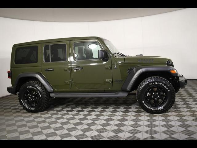 used 2021 Jeep Wrangler car, priced at $31,550
