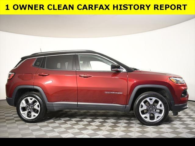 used 2022 Jeep Compass car, priced at $22,655