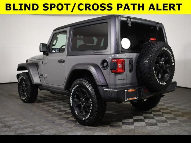 used 2021 Jeep Wrangler car, priced at $27,917